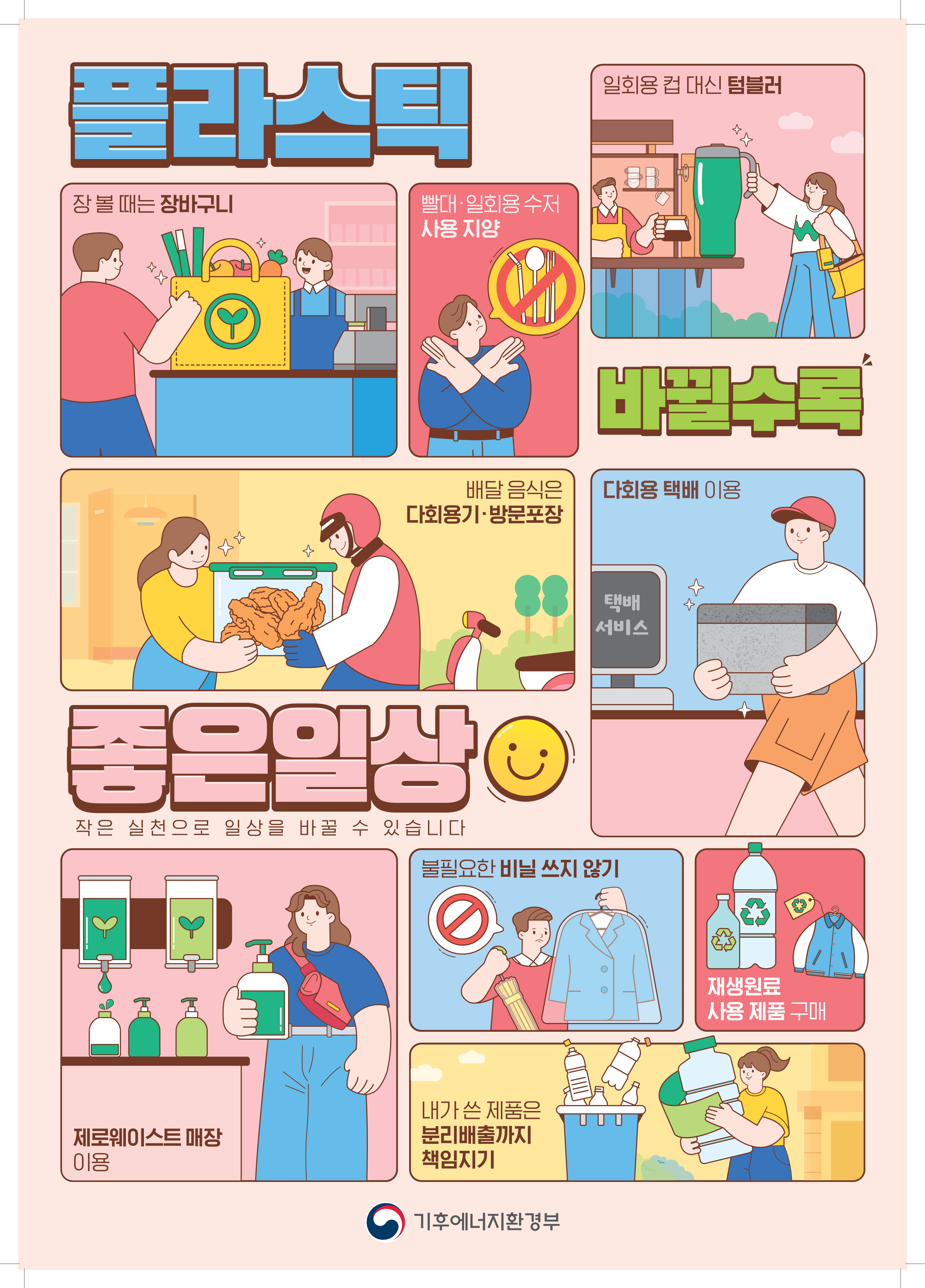 플라스틱, 바뀔수록 좋은 일상 9대 실천 수칙 이미지 1