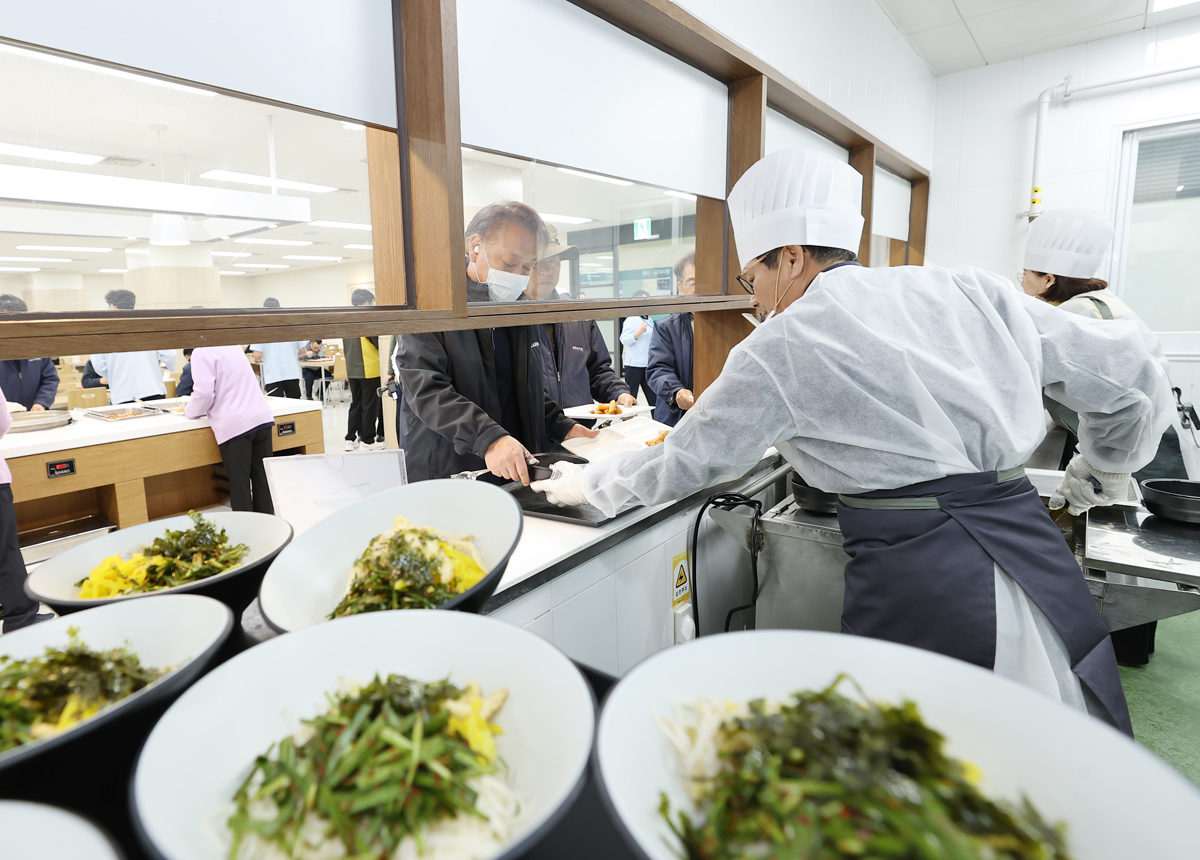 병원 집단급식소 현장체험 및 상생대화 이미지
