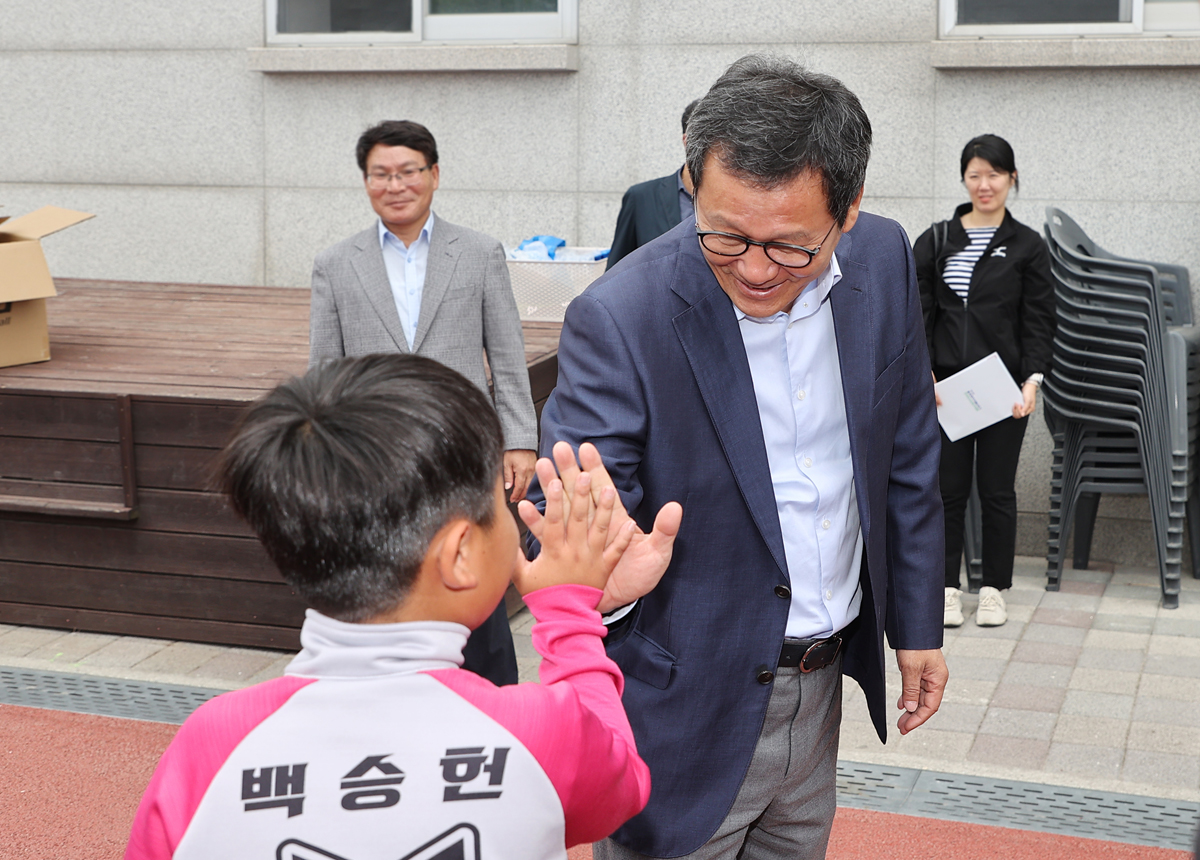 율곡대기 전국 유소년 축구대회 개회식 이미지