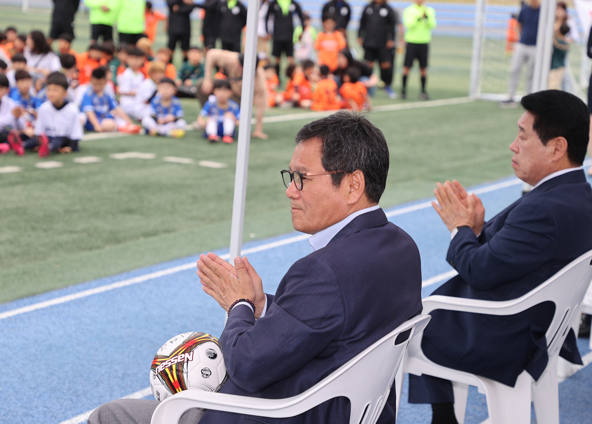 율곡대기 전국 유소년 축구대회 개회식 이미지