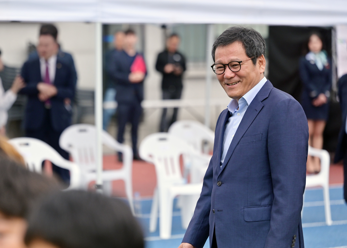 율곡대기 전국 유소년 축구대회 개회식 이미지