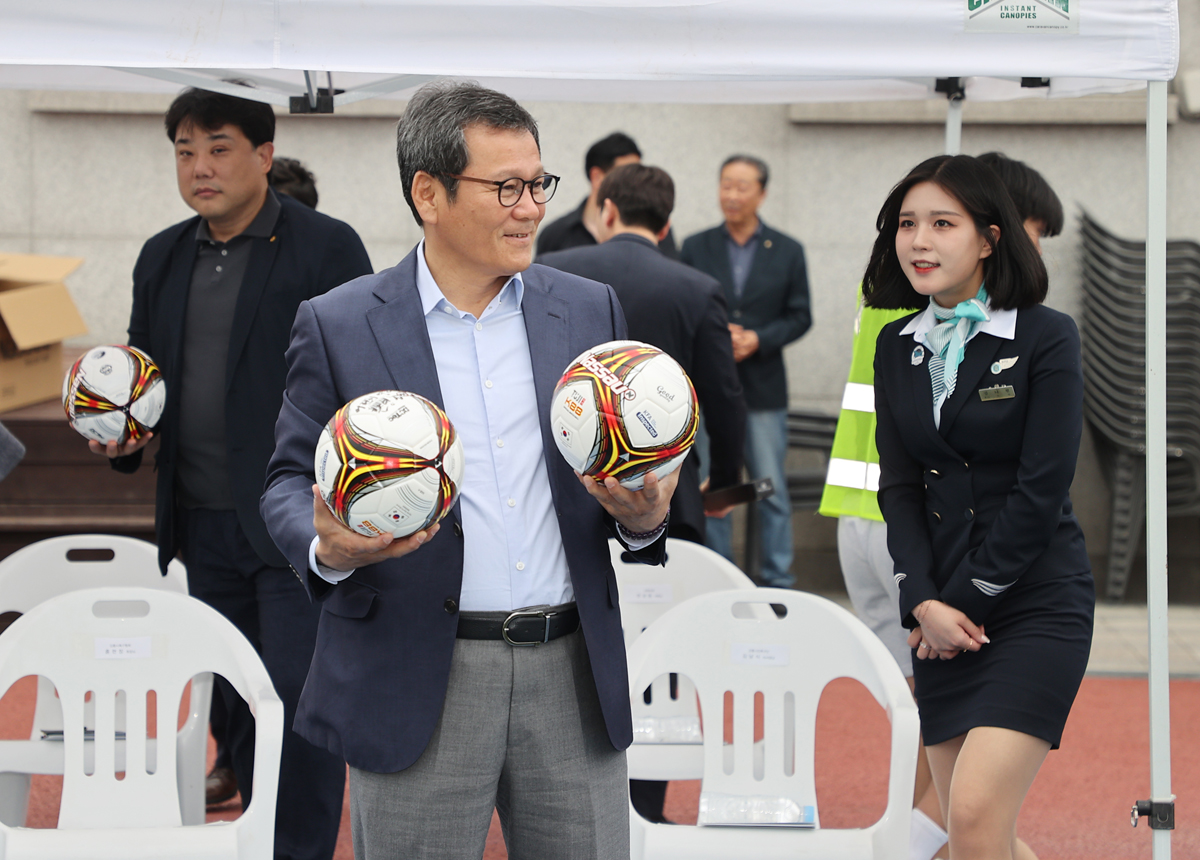 율곡대기 전국 유소년 축구대회 개회식 이미지