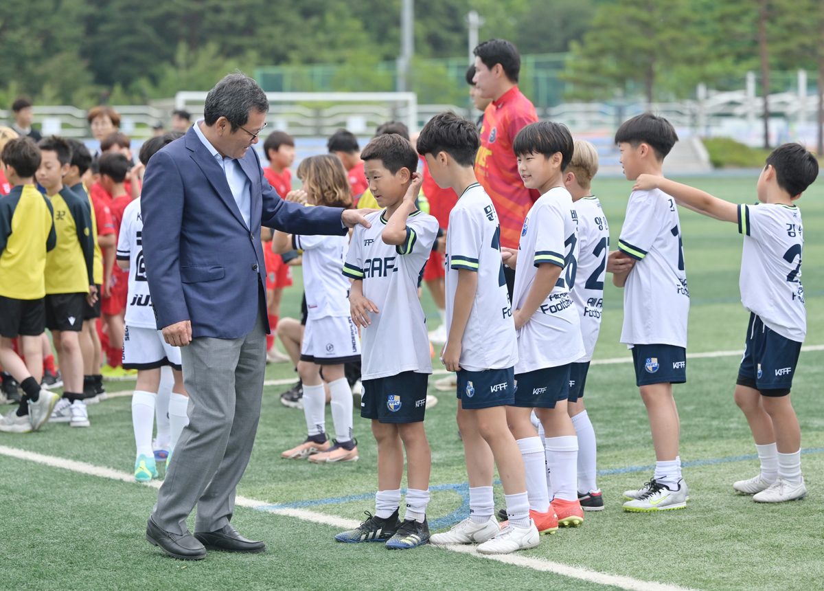 율곡대기 전국 유소년 축구대회 개회식 이미지