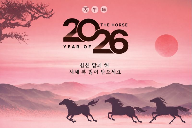 힘찬 말의 해 새해 福 많이 받으세요!