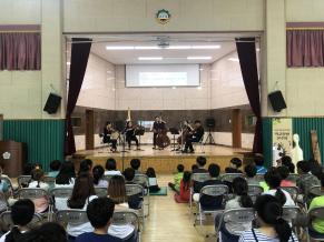 6월 28일 경포대초등학교 탐방연주회 이미지