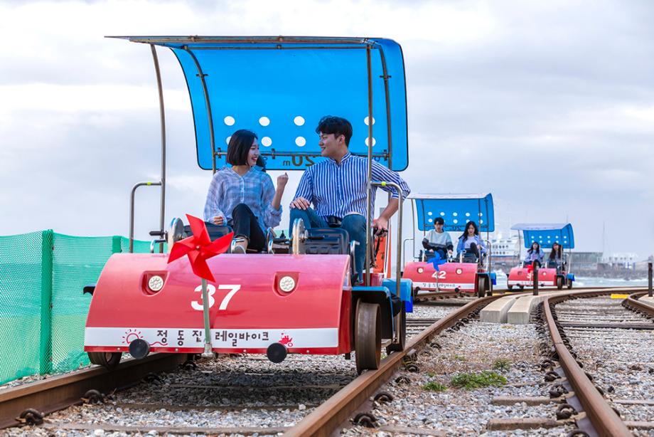 Jeongdongjin Rail Bike