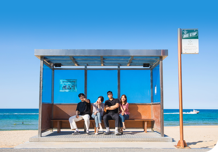 BTS Bus Station, the filming site of MV 'BTS Bus Station'