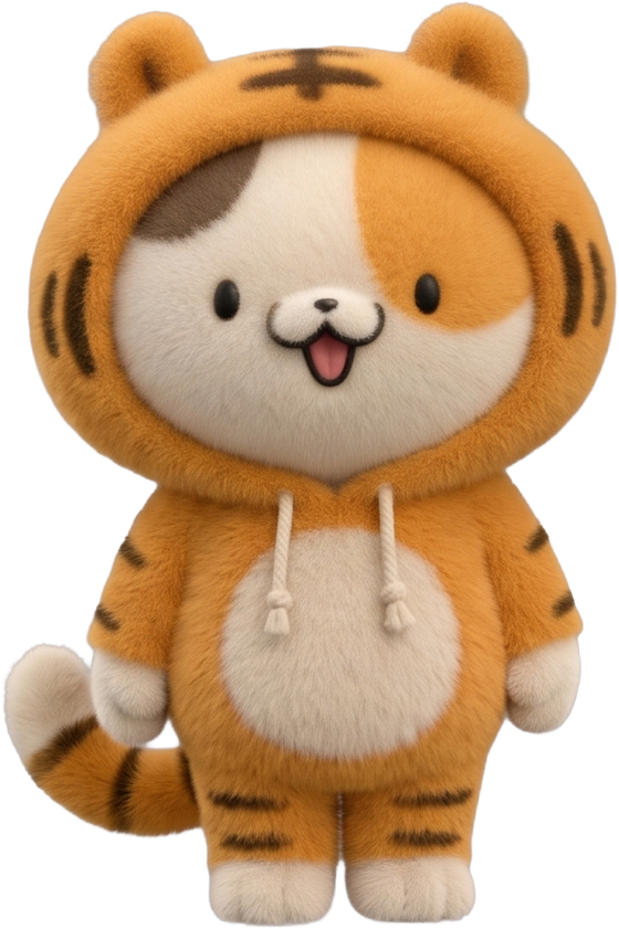 강릉 디지털 관광캐릭터 하슬랑 정면 모습